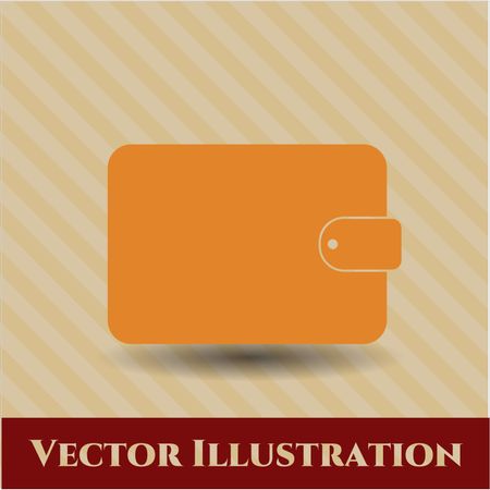 Wallet vector icon or symbol