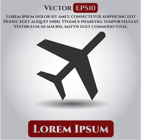 Plane icon vector illustration