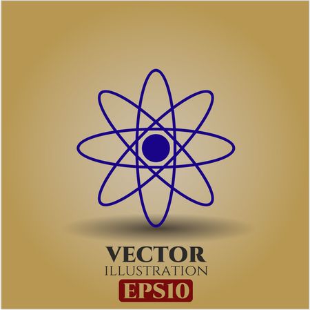 Atom vector icon
