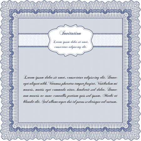 Formal invitation. Excellent design. With complex background. Customizable, Easy to edit and change colors. 