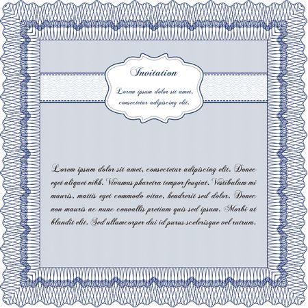 Formal invitation. Excellent design. With complex background. Customizable, Easy to edit and change colors.