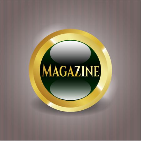 Magazine golden emblem