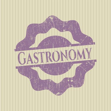 Gastronomy rubber stamp