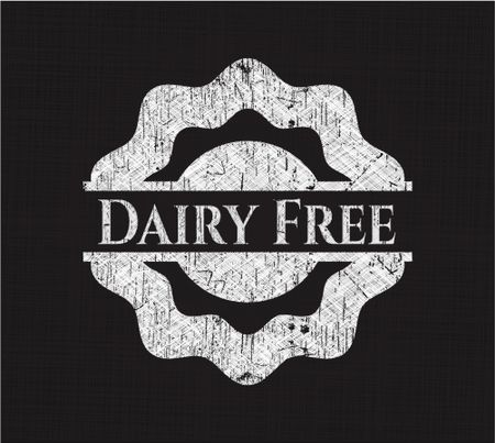 Dairy Free written on a chalkboard