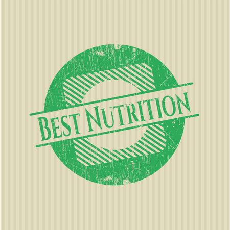 Best Nutrition with rubber seal texture