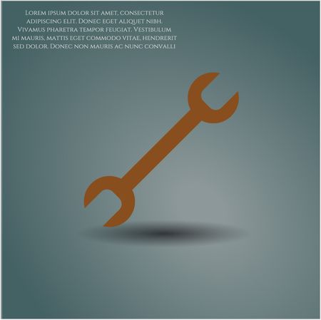 Wrench icon vector illustration