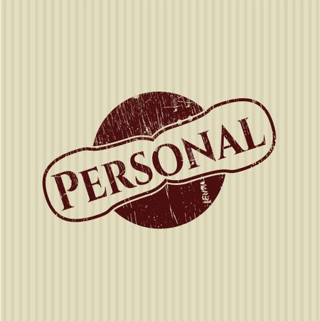 Personal rubber grunge texture stamp