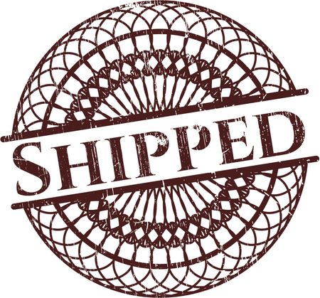 Shipped rubber grunge texture stamp