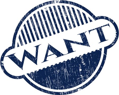 Want rubber grunge texture stamp