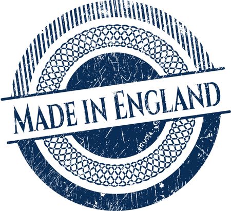 Made in England rubber stamp