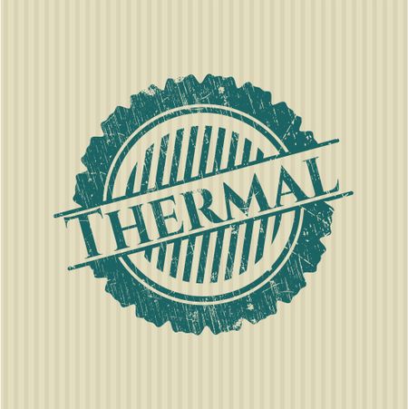 Thermal with rubber seal texture