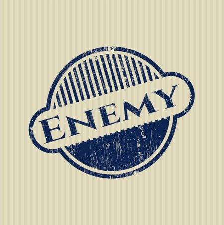 Enemy rubber grunge texture seal