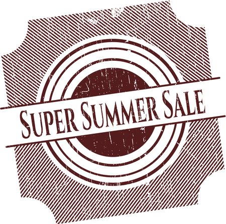 Super Summer Sale rubber stamp