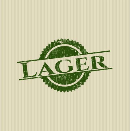 Lager rubber stamp