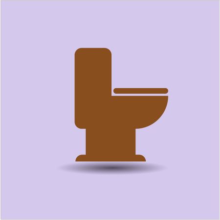 WC Toilet vector icon