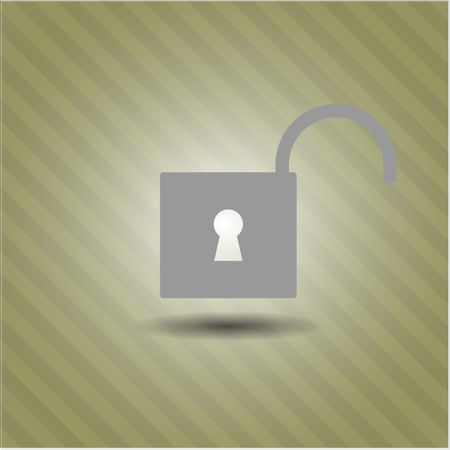 Open Lock icon or symbol