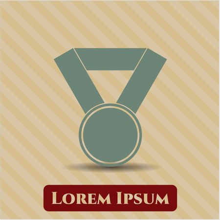 Medal vector icon