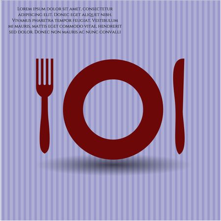 Restaurant vector icon or symbol