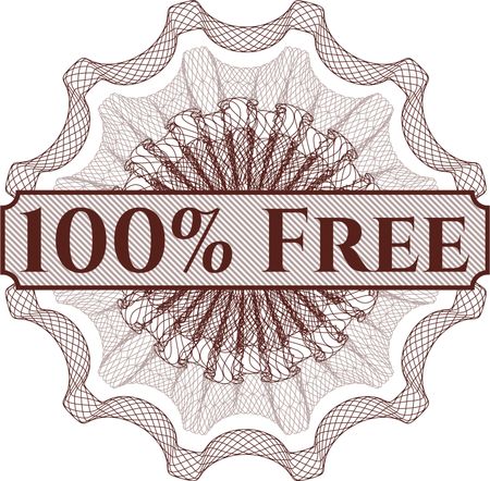 100% Free rosette (money style emplem)