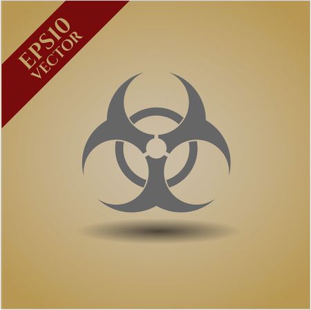 Biohazard icon vector illustration