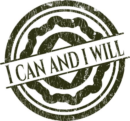 I can and i will with rubber seal texture