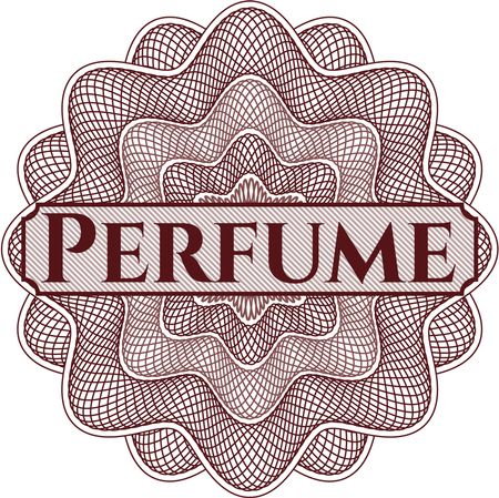 Perfume rosette or money style emblem
