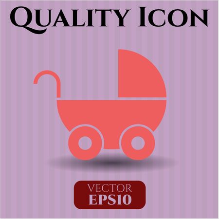 Baby Cart icon vector illustration