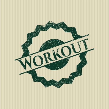 Workout rubber grunge texture seal