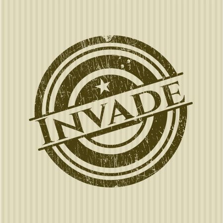 Invade with rubber seal texture