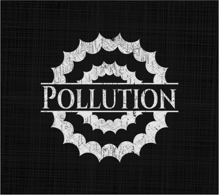 Pollution chalk emblem