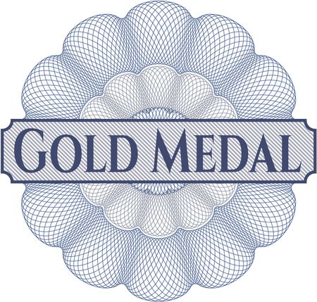 Gold Medal rosette