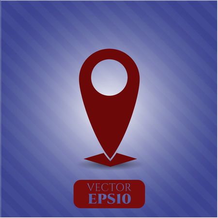 Map Pointer vector symbol