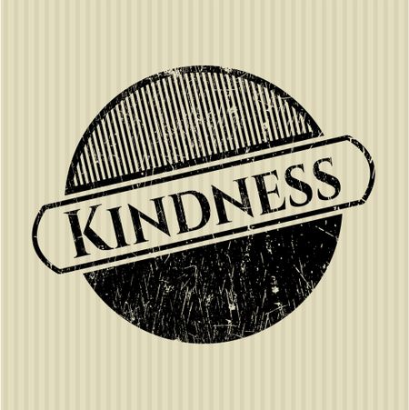 Kindness rubber grunge texture seal