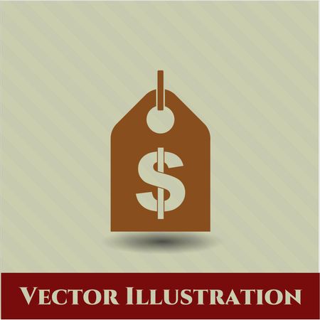 Money Tag vector symbol