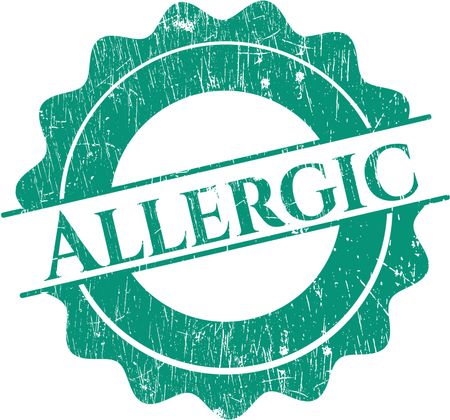 Allergic rubber texture