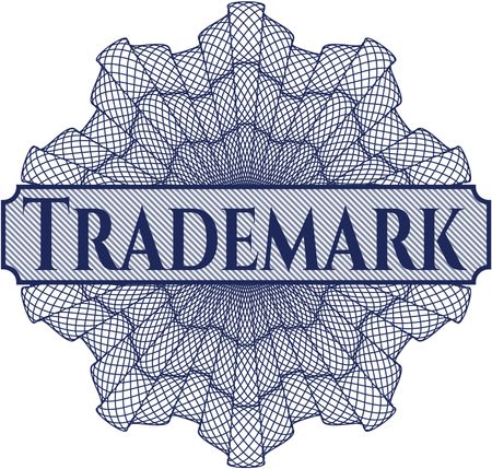 Trademark rosette (money style emplem)