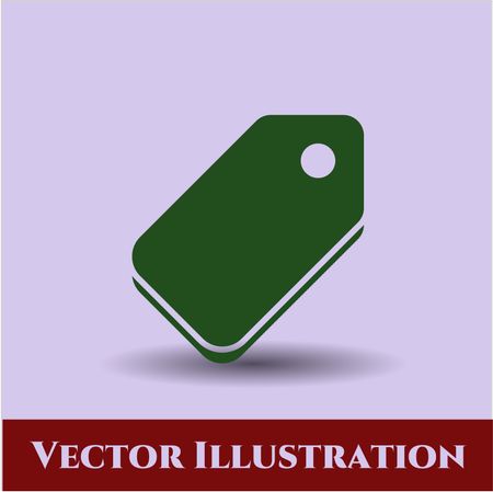 Tag icon vector illustration