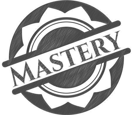 Mastery draw with pencil effect