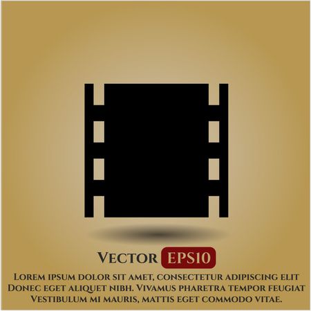 Film vector icon or symbol