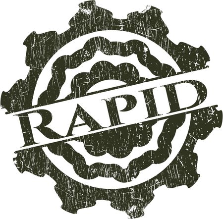 Rapid rubber stamp