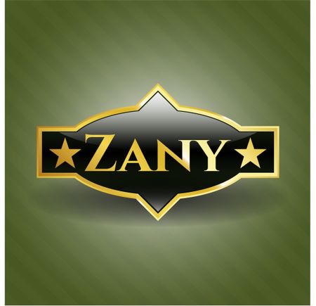 Zany shiny badge