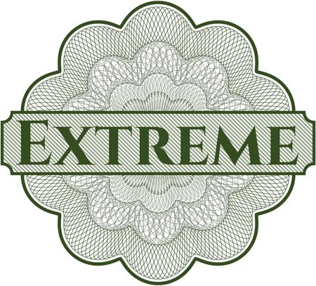 Extreme money style rosette