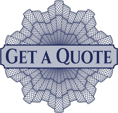 Get a Quote rosette