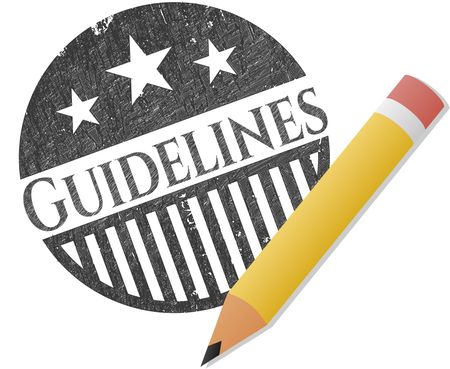 Guidelines pencil effect