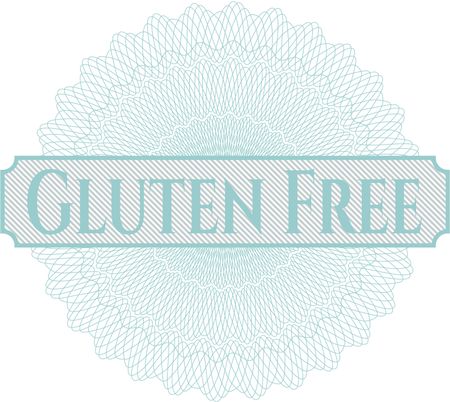 Gluten Free rosette (money style emplem)