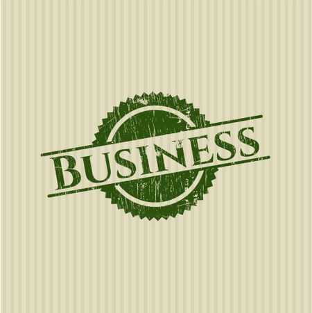 Business rubber grunge seal