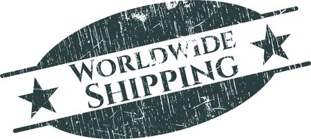 Worldwide Shipping grunge seal