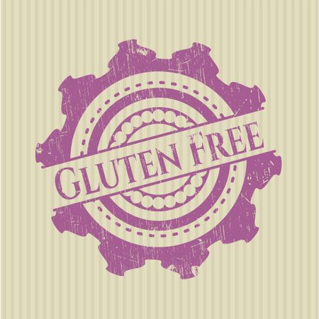 Gluten Free grunge stamp