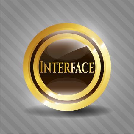 Interface gold emblem