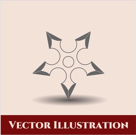 ninja-star-vector-icon-403696765 Ninja Star vector icon